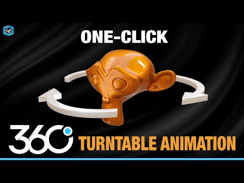 Turnaround Camera - Create Stunning 360 Turntable Animations | Free Add-On | shift 4 cube