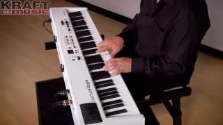 Video thumbnail for Kraft Music - Studiologic Numa Stage Demo with Chris Martirano by Kraft Music