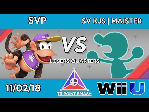 Tripoint Smash 34 - Losers Quarters - SVP (Diddy Kong) Vs. SV KJS | Maister (Mr Game and Watch)