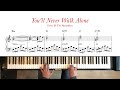 You'll Never Walk Alone - Gerry & The Pacemakers. Piano tutorial + sheet music. Early intermediate