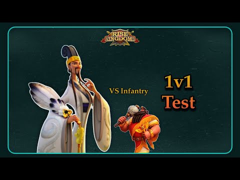 Zhuge Liang 1v1 Test (VS Infantry) - Rise of Kingdoms
