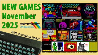 New ZX Spectrum games from November 2025