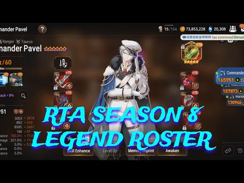 [Epic Seven] ZodiAtma Season 8 Legend RTA Account Review! 60+ Builds!!