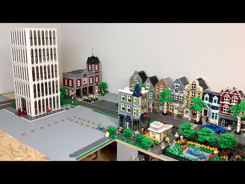 Bau einer Lego Stadt Teil 126. - Endlich wieder Hochhaus & Feuerwehr