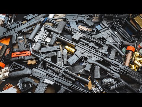 Sorting 100+ Toy Guns Challenge! CZ 75 P‑07, Glock 17, Capsule Gun & More!