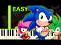 CLOSING CREDITS THEME SONIC UNDERGROUND EASY Piano Tutorial