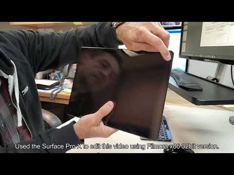 Microsoft Surface Pro X Unboxing Quick Overview: Video Edited Using Surface Pro X