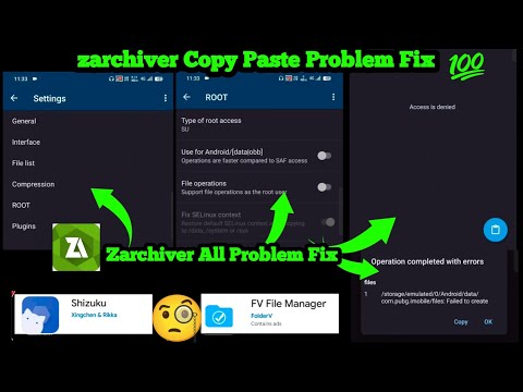 Type of root access problem fix ,Zarchiver access is denied problem , Android data folder access fix