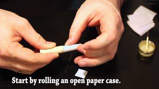 Making paper cartridges for cap & ball revolvers