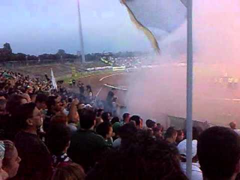 Kecskemét -Fradi 1-2, 2010.08.07. Az első Fradi gól utáni ünneplés