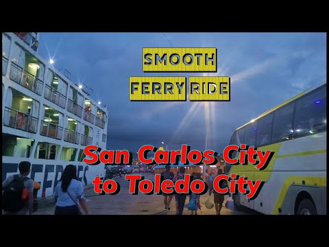 Cidade de San Carlos, Negros Ocidental para cidade de Toledo, passeio de balsa em Cebu - dezembro de 2022