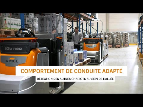Préparateur de commandes au sol autonome STILL OPX iGo neo - Situation d'encombrement