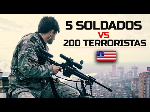 The ONLY time 5 US snipers killed 200 TERRORISTS without HELP!