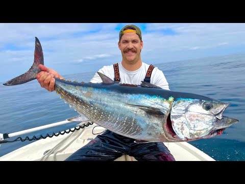 First Bluefin Tuna! Southern California Fishing (Catch, Clean and Cook)