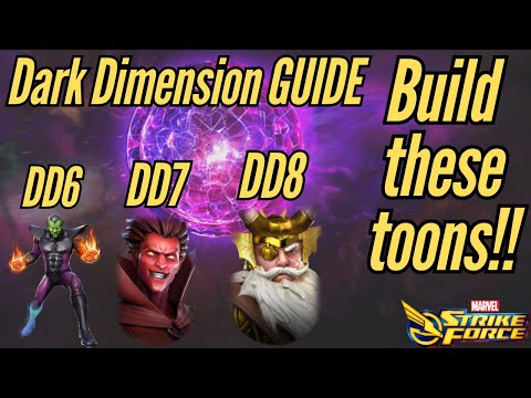 DD6 - DD7 - DD8 Guides!! BUILD THESE TEAMS/TOONS - Marvel Strike Force - MSF