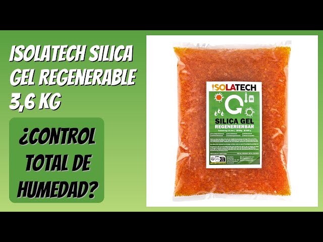 Vídeo relacionado con ISOLATECH Silica Gel regenerable desecante naranja 0,9 kg bolsa Silicagel de deshumidificador Gel de sílice, también apto como secador de filamento