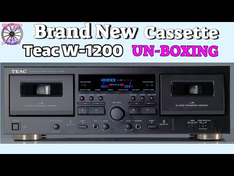 Cassette Deck Unboxing: Teac W-1200 Review | Recording to Tape in 2025