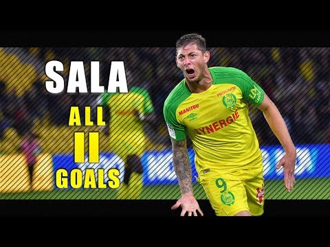 Emiliano Sala - All 11 Goals for Nantes - 18/19 HD