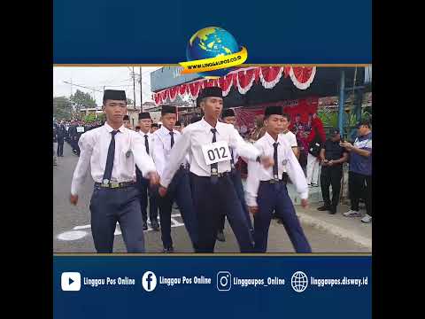 MTs Khairul Ummah Lubuk Linggau unjuk Sinergi Gerak Jalan