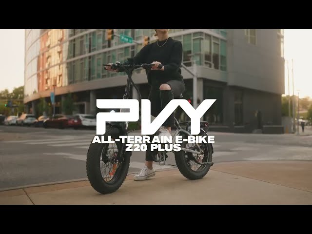 PVY Z20 Plus 1000 Elektrofahrrad, 250 W Motor, 48 V/16,5 Ah Akku, 120 km Reichweite, 20 Zoll, Beige video
