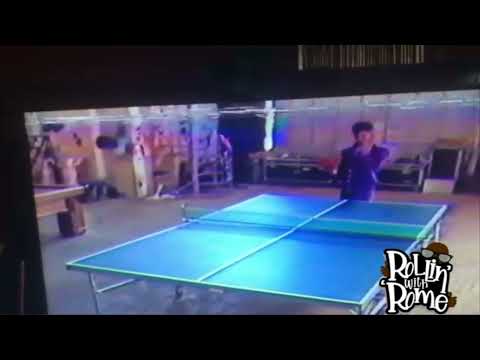 Prince Playing PingPong with Jerome Benton, ca 1985-86 (Rolling with Rome) - Zoomed Edit