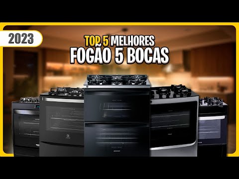 Qual melhor FOGÃO 5 BOCAS em 2023? Guia completo ATUALIZADO! ✅