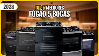 Qual melhor FOGÃO 5 BOCAS em 2023? Guia completo ATUALIZADO! ✅