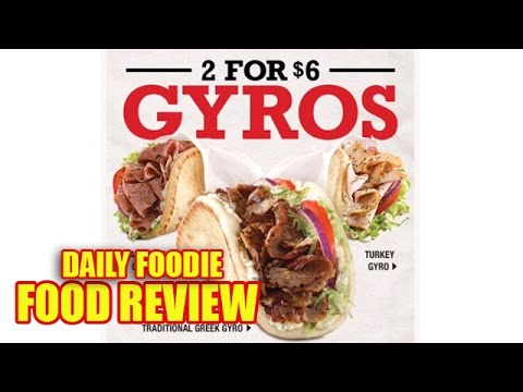 NEW Arby's Greek Gyro Review - 2 for $6 Traditional...