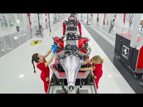 Inside Ferrari’s Top Italian Factory Building Massive V12 Engines