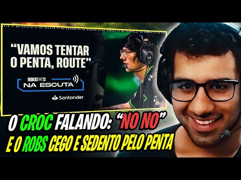 ABSOLUT REAGINDO AO NA ESCUTA #WORLDS2023 - JOGO 1 DA LOUD