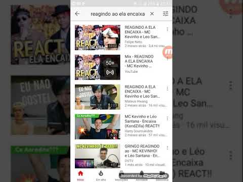 Reagindo a ela encaixa