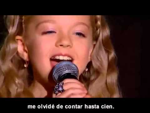 Anastasia Petrik (8-years old) & Philip Kirkorov singing Snow - Subtitulos Español