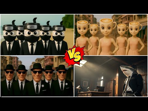 CAPPUCCINO ASSASSINO 🆚 CAPPUCCINA BALLERINA 🆚 TUNG TUNG SAHUR 🆚 TRALALERO TRALALA - Tiles Hop EDM!