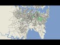 Timelapse Map Of Sydney
