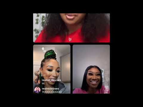 Zonnique with friends on Instagram Live 10/5/21