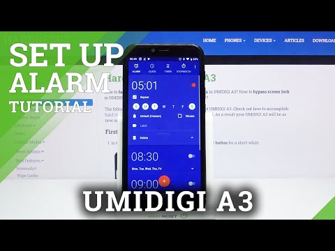 How to Personalize Alarm Clock on UMIDIGI A3 – Alarm Clock Settings