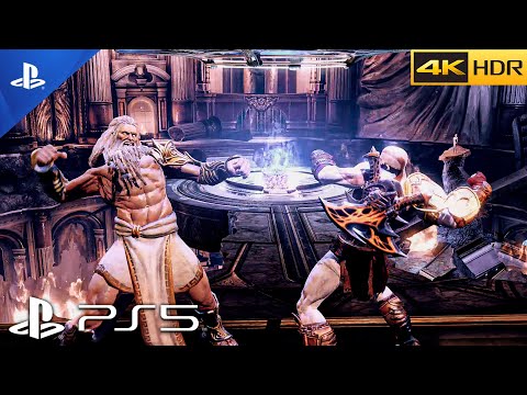 (PS5)Kratos vs Zeus Final Battle | ULTRA Graphics Gameplay [4K 60FPS HDR] God of War 3 Remastered