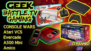 Console Wars: Evercade vs Atari VCS vs Amiga A500 Mini vs Intellivision Amico