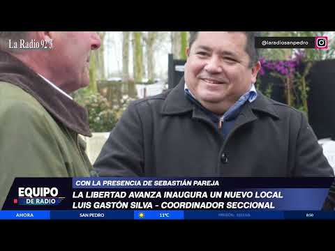 La Libertad Avanza presentó su nuevo local en San Pedro