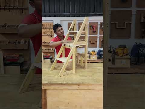 Antique wooden dining chair, with cushion