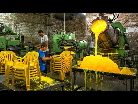 "Unbelievable! Plastic Chairs Made from Corn Flour Packaging Waste!"