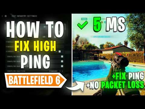 Battlefield 6 - Fix High Ping, Packet Loss & ALL Network Issues on ANY PC 📶
