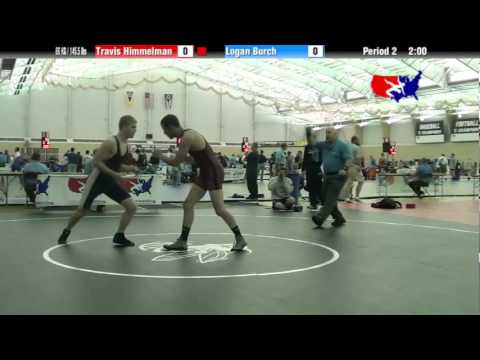 University Nat`ls GR 66 KG / 145.5 lbs: Travis Himmelman vs. Logan Burch