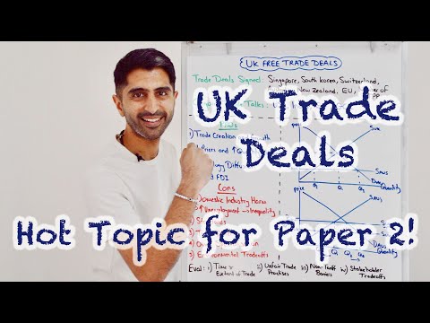 UK Trade Deals Post Brexit - HUGE HOT TOPIC for Paper 2 - Must Watch!
