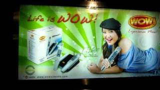 Charice - Life is Wow - Backlighted Ad on Elevated Walkway