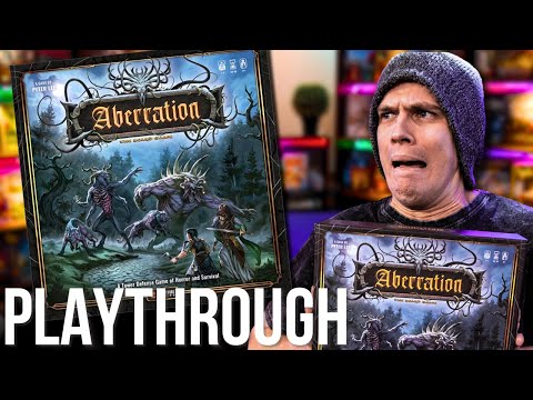 Grim Dark Tower Defense! - Aberration Full Board Game Playthrough!