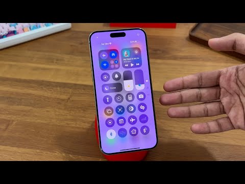 iOS 18.1 – Control Centre Redesign