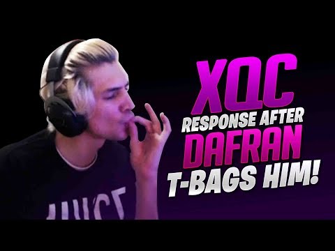 XQC's Response To Dafran T-Bagging Him! - Overwatch