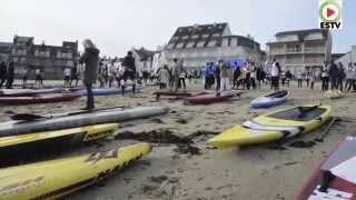 preview picture of video 'Quiberon - Championnats de France de SUP Race -  Euskadi Surf TV'