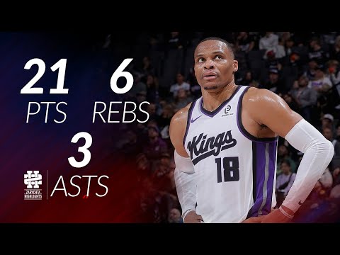 Russell Westbrook 21 pts 6 rebs 3 asts vs Bucks 25/26 season